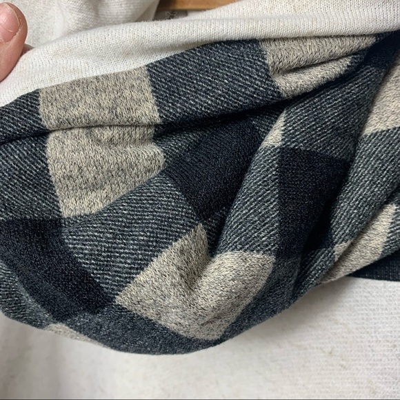 Euc 12 Pm by Mon Ami Flannel Print Turtleneck Tunic Sweater - Picture 3 of 7